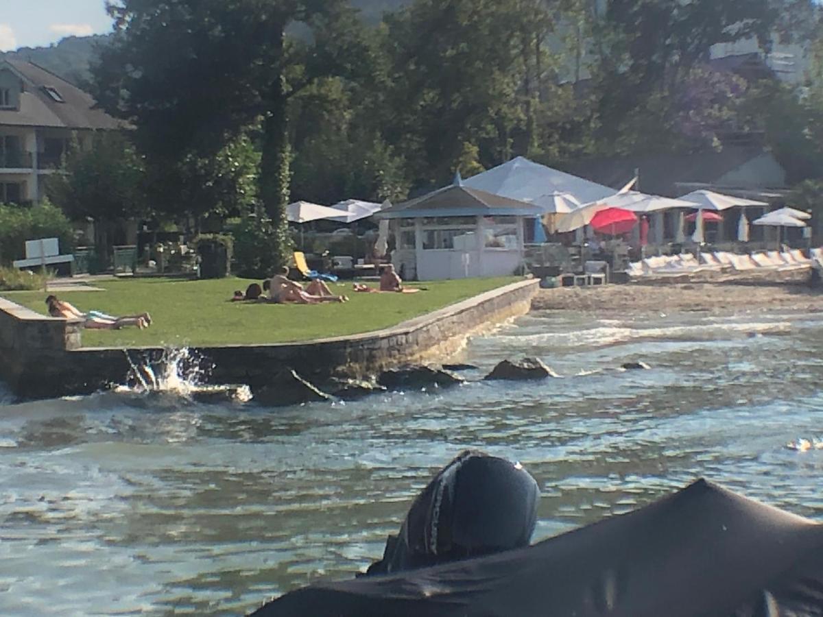 Studio Les Pieds Dans L'Eau Au Bord Du Lac D'Annecy Дюен Екстер'єр фото